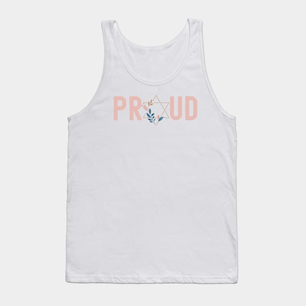 Proud Jewish Tank Top by HobbyAndArt